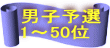 男子予選 1～50位